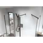 Roman Haven Select Black Side Panel Brace Kit for use with Straight & 45 Square Black Brace Kit