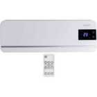 Mylek Remote Control Over Door Fan Heater Air Curtain/Cooling Fan with 24/7 Timer Electric 2kW 228852A - Off White