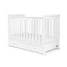 Ickle Bubba Snowdon 4 In 1 Mini Cot Bed And All Seasons Premium Pocket Sprung Mattress - White
