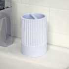 Showerdrape Tranquil Pale Blue Sparkle Collection Toothbrush Holder