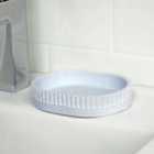 Showerdrape Tranquil Pale Blue Sparkle Collection Soap Dish