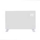 Jack Stonehouse 2000W Smart Glass Panel Heater White LED Display