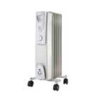 Highlands_homeware Oil Filled Radiator - 1000W 5 Fin