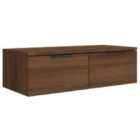 Vidaxl Wall Cabinet Brown Oak 68X30X20 Cm Engineered Wood