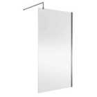 nuie Wetroom Screen 1100x1850x8mm - Silver