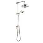 nuie Shower Kits Rigid Riser Kit Chrome