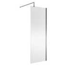 nuie Wetroom Screen 760x1850x8mm - Silver