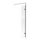 nuie 300x1850mm Wetroom Swing Screen - Silver