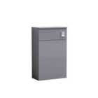 nuie 500mm WC Unit - Satin Grey