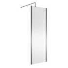 nuie 700mm Wetroom Screen Outer Frame 1850x8mm - Silver