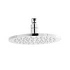 nuie Shower Heads Round LED Fixed Head 200mm - Chrome