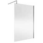 nuie Wetroom Screen 1400x1850x8mm - Silver