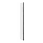 nuie 215x1850mm Wetroom Screen Return - Silver