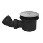 nuie Mega Flow Shower Waste Silver Top - Silver