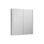 nuie 600mm Mirror Cabinet - Gloss White