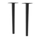 nuie Wall Hung Vanity Decorative Leg Set - Black