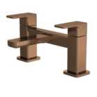 nuie Windon Deck Mounted Bath Filler - Brushed Bronze