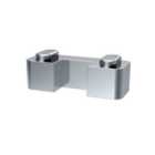 nuie Wetroom Screen Horseshoe Support - Polished Chrome
