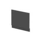 nuie 700mm Bath End Panel - Graphite Grey Woodgrain