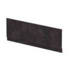 nuie Straight Front Panel & Plinth (1700mm) - Metallic Slate