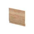 nuie 750mm Bath End Panel - Autumn Oak