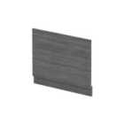 nuie Straight End Panel & Plinth (750mm) - Anthracite
