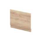 nuie 800mm Bath End Panel - Bleached Oak