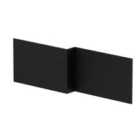 nuie Shower Bath Front Panel (1700mm) - Charcoal Black
