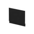 nuie Straight End Panel & Plinth (750mm) - Charcoal Black