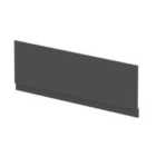nuie Straight Front Panel & Plinth (1700mm) - Graphite Grey