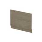 nuie Straight End Panel & Plinth (800mm) - Solace Oak