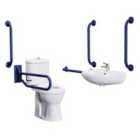nuie Doc M Toilet and Basin Pack Blue