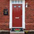 Post Box And Doormat Set - Dragon