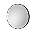 nuie Black Frame LED Mirror - 600mm - Black