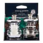 Cole & Mason Mini Salt & Pepper Shakers 65Mm Clear Chrome