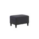 LPD Furniture Atticus Anthracite Footstool