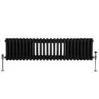 Traditional 3 Column Radiator 300 X 1192Mm Black