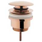 VitrA Origin Klick Klack Slotted Basin Waste - Soft Copper