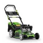 Dellonda Self-Propelled Petrol Lawnmower Grass Bag 149cc 18"/46cm 4-Stroke Engine - DG101
