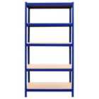 9 X T-rax Blue Metal Racking Units 90Cm X 45Cm X 180Cm