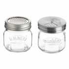 Kilner Set Of 2 Storage Jars Shaker & Fine Grater