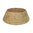 Ivyline Water Hyacinth Foldable Round Tree Skirt, H26Cm W72Cm 