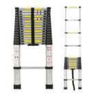 4.7M Telescopic Ladder Multi-purpose Folding Ladders Telescopic Extendable Portable Sturdy Loft Ladder