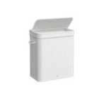 Songmics 100 L Laundry Hamper With Lid,white