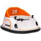 Aiyaplay 360? Rotation 12V Kids Bumper Car W/ Remote Control - Orange