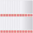 vidaXL 24 Pcs Mirror Tiles Square Glass