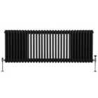 Traditional 3 Column Radiator 600 X 1462Mm Black
