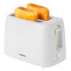 Geepas White 2-slice Bread Toaster With 6 Level Browning