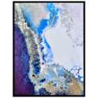 Petra Meikle De Vlas Reef Encounter Textured Canvas 63X83Cms