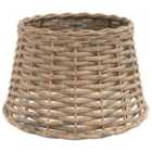 vidaXL Ceiling Lamp Shade Brown Ã?38x23 cm Wicker